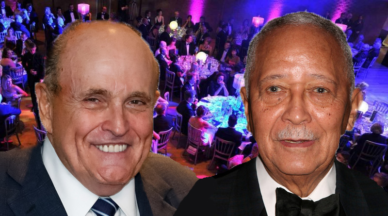Former NYC Mayors Rudy Guiliani and Mayor David Dinkins